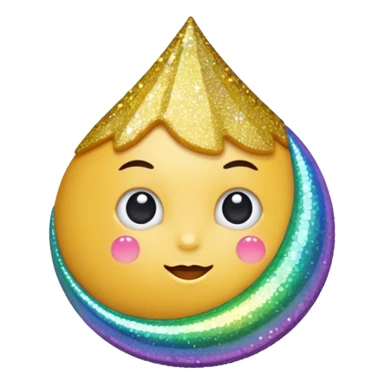 bolinha glitter sticker