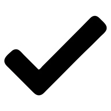 Recreate the checkmark icon using the solid model sticker