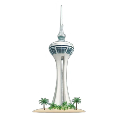 kuwait towers sticker