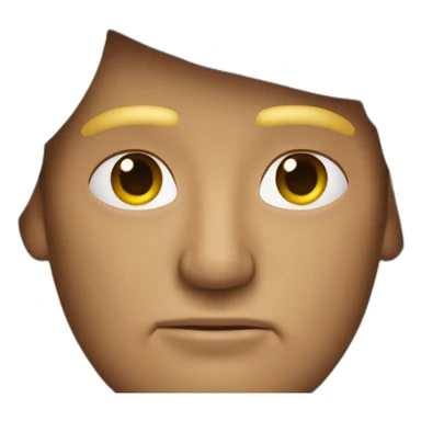 trump with a super dark tan sticker