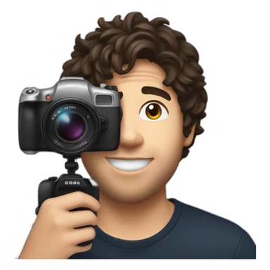 David Dobrik holding vlog camera sticker