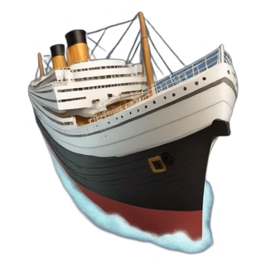 Titanic ship sticker