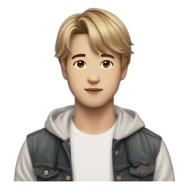 V de BTS sticker