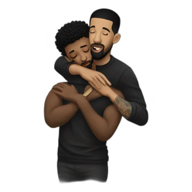 drake kissing 21 savage sticker
