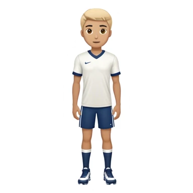 full body view of guy in sports team sticker