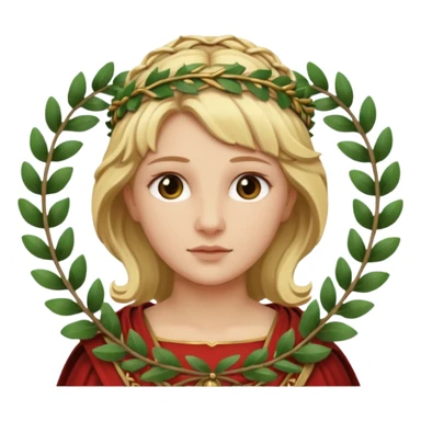 ancient roman woman blond sticker
