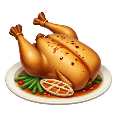 burned chicken dish sticker