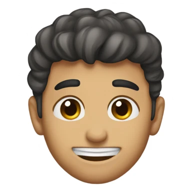 make this emoji 😃 but the left eye is twitching a little but sticker