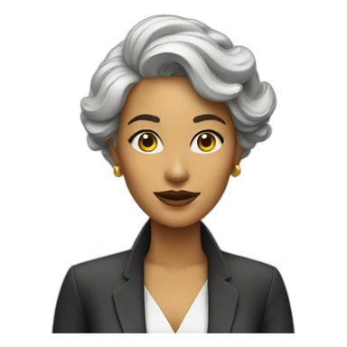 futurist woman sticker