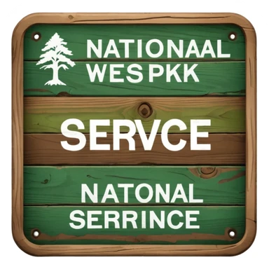 national park service sticker