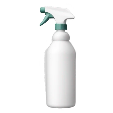 white spray bottle sticker