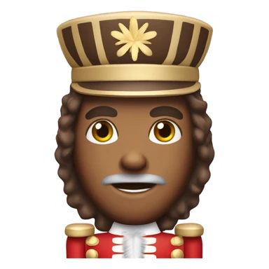 nutcracker, hair brown with torso sticker