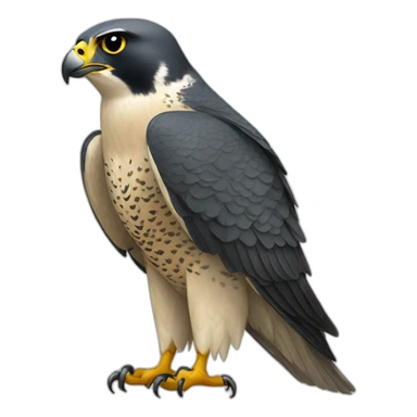 Peregrine falcon sticker