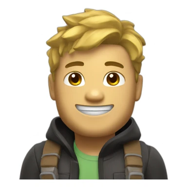 Happy roblox avatar emoji sticker
