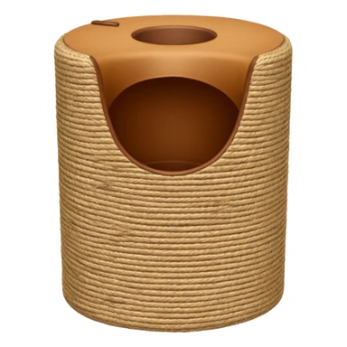 Cat scratch post sticker