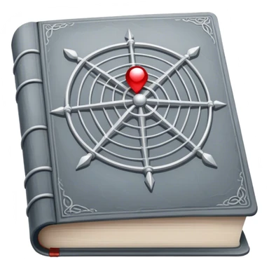 magical grey book of networking with a web sticker