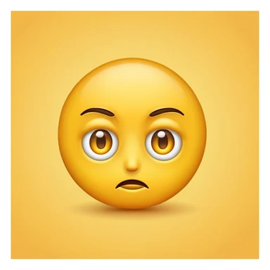 Face emoji with a twitching eye sticker