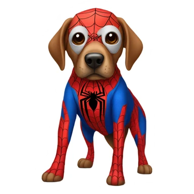 DOG in full SPIDER MAN sticker