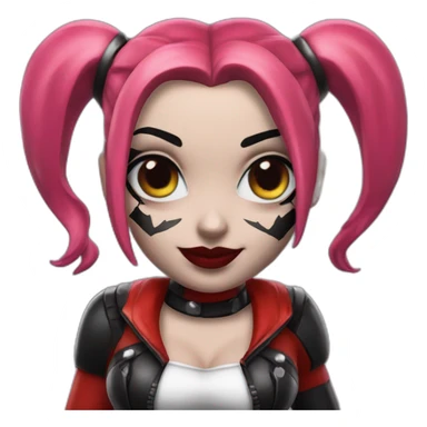 Harley Quinn Fumko pop sticker