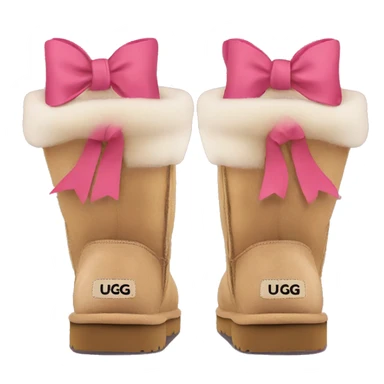 Ugg boots with bows  sticker
