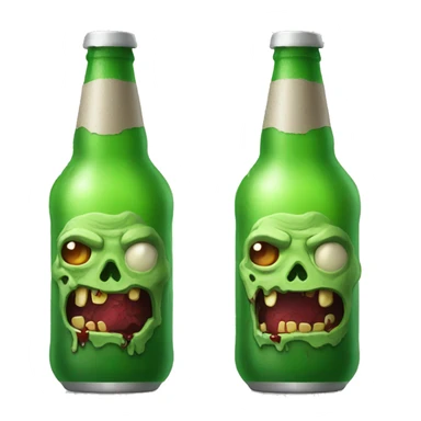 zombie-drink-beer sticker