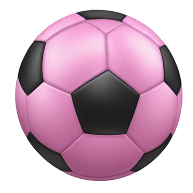 Pink soccer ball  sticker