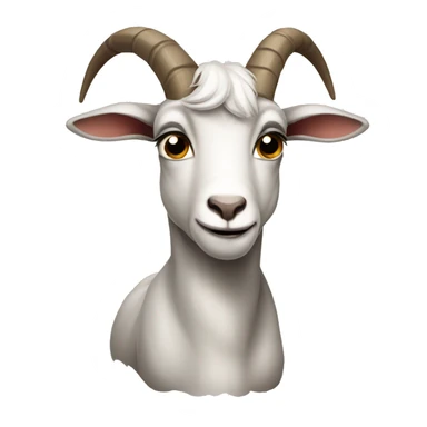 Very sad goat sticker