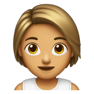 Half-women half-chicken sticker