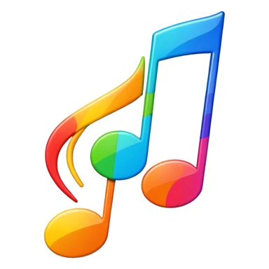 Music emoji sticker