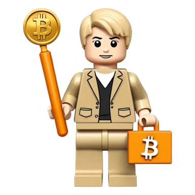 lego homme hackeur bitcoin sticker