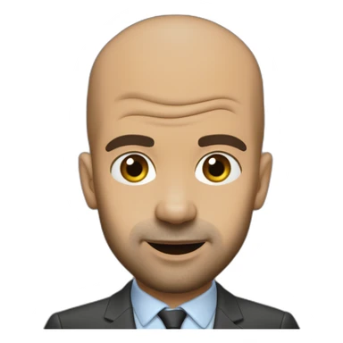 Pep guardiola qui mange du chocolat sticker