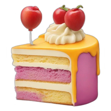 Cake cheese worl sticker