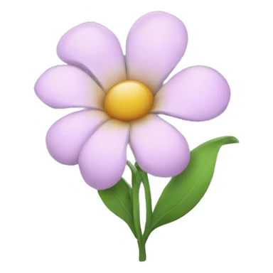 Pretty flower sticker