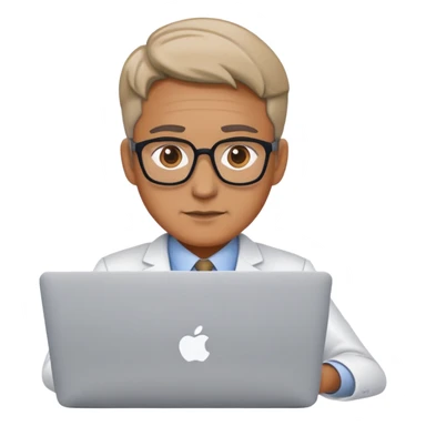 Profe con Mac sticker