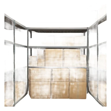 warehouse shelf sticker