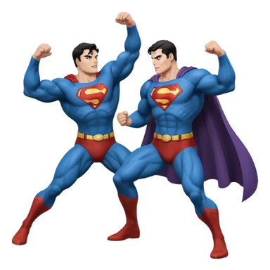 superman bizarro sticker