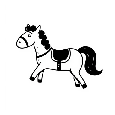 Horse sticker