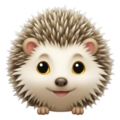 Cute hedgehog sticker