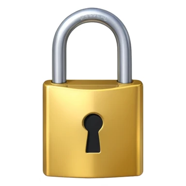 cadeado aberto sticker