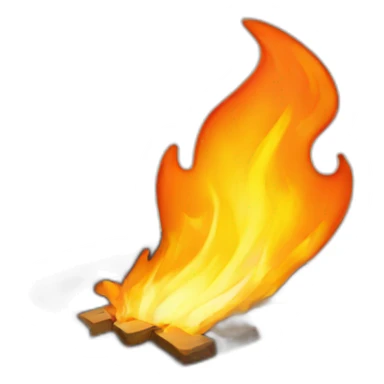iphone in fire sticker