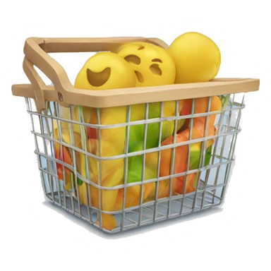 shopping basket sticker