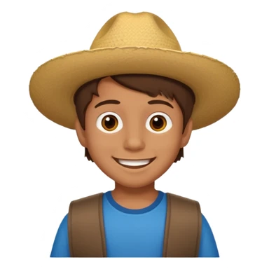 A 6 year old mexican boy with brown hair sticker