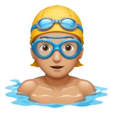 swimmer swim at the pool sticker