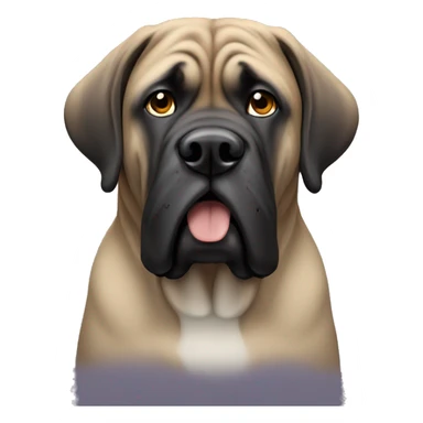English mastiff dog sticker