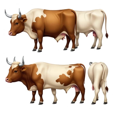many oxen in a group sticker