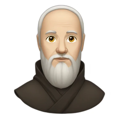 russian orthodox monk sticker