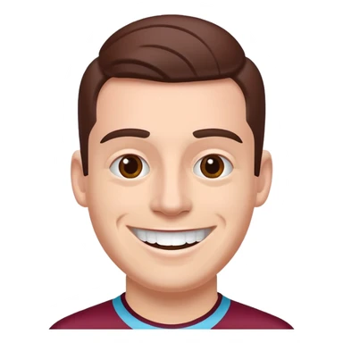 West Ham fan happy sticker