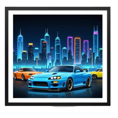 faz o skylline dos Velozes & Furiozos pra min? sticker