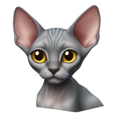 sphinx cat in a box sticker