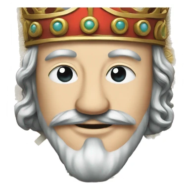 deck of cards, king showing sticker